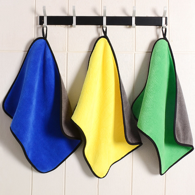 Coral Fleece 800gsm Microfiber Cleaning Towels Custom